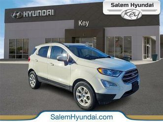 used 2019 ford ecosport se