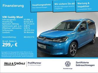 volkswagen caddy maxi life 2.0 tdi dsg 7sitze led pano sthz