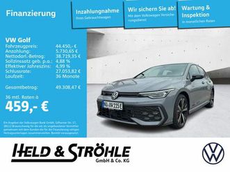 volkswagen golf gte black style 1.5ehybrid 18 led navi pano