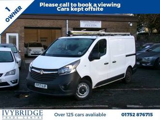 2017 17 vauxhall vivaro 1.6 cdti 2900 ecoflex panel van 5dr diesel manual l1 h1