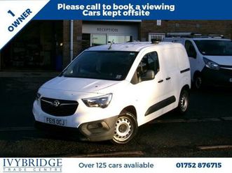 2019 19 vauxhall combo 1.6 turbo d 2300 edition panel van 4dr diesel manual l1 h