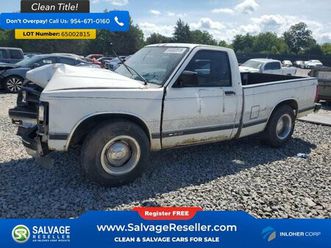 1991 chevrolet s10 pickup 2wd regular cab
