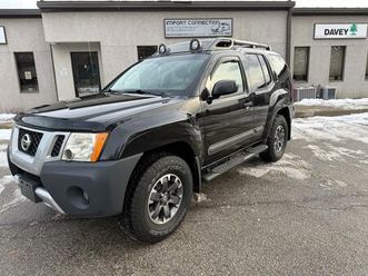 used 2014 nissan xterra pro-4x,6spd man.,no accidents,leather,certified !