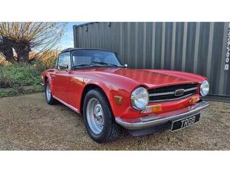 1973 triumph tr6 rouge manuel, 4 vitesses conduite à droi...