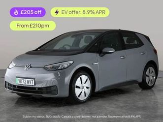 2022 volkswagen id.3 pro performance 58kwh life hatchback 5dr electric auto (204 ps) - led - com ...