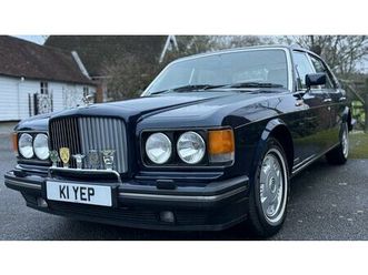 1993 bentley brooklands bleu automatique conduite à droit...