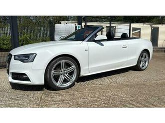 2014 audi a5 2.0tdi 150 s line special eddition convertable soft top low mileage car 70k converti...
