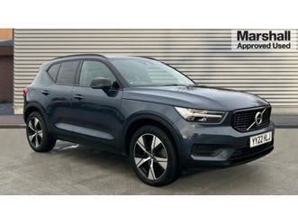 2022 volvo xc40 recharge 1.5 t4 recharge phev r design 5dr auto