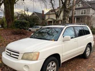 2003 toyota highlander v6 170,000 miles runs great
