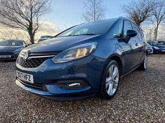 2017 vauxhall zafira tourer 1.4i turbo sri euro 6 5dr mpv petrol manual