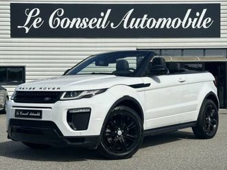 land rover range rover evoque cabriolet 2.0 td4 180 se dynamic bva mark iii