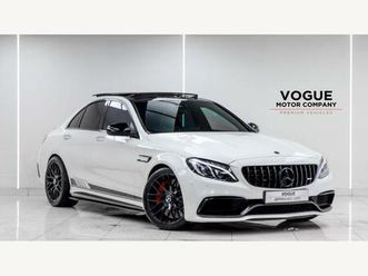 4.0 c63 v8 biturbo amg s (premium) spds mct euro 6 (start/stop) 4dr
