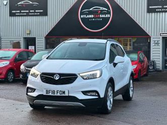 2018 vauxhall mokka x 1.4i turbo ecotec design nav suv 5dr petrol manual euro 6 (start/stop) (140 ps) ha...