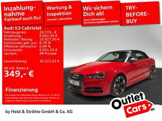 audi s3 cabriolet 2.0 tfsi quattro b&o led nav kam