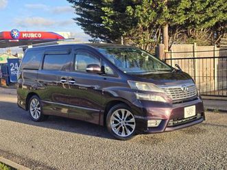 2010 toyota vellfire g purple 2.4 petrol 2010(60) 7 seaters, before 9995£ mpv petrol automatic