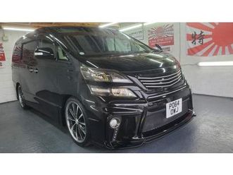 toyota vellfire golden eyes 2.4 automatic 7 seat japanese import 56k miles 2014