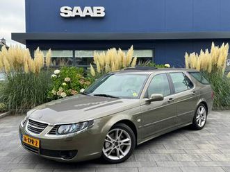 saab 9-5 estate - 2.3t aero 260pk 248dkm schuifdak/leer/memory