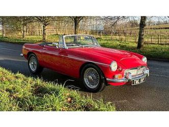 1968 mg c-type rouge manuel, 4 vitesses conduite à droite...