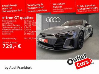 audi e-tron gt quattro exclusive matrixled acc b&o lu