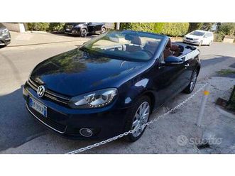 golf 6 cabrio 1.6 tdi uniprop km certificati