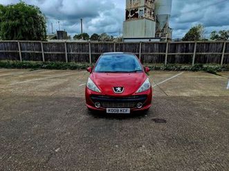 2009 peugeot 308 1.6 thp se 2dr convertible petrol manual