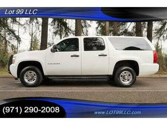 2012 chevrolet suburban 4x4 4wd chevy fleet 2500 v8 6.0l 79k storage