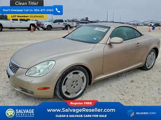 2004 lexus sc 430 convertible