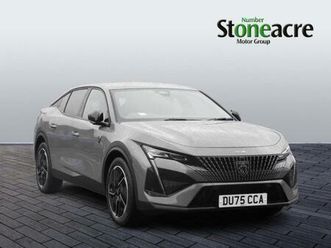 2025 peugeot 408 1.2 hybrid 136 gt 5dr e-dsc6 hatchback petrol automatic