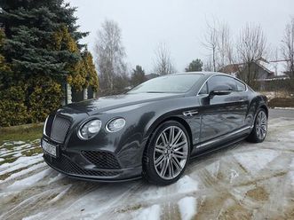 bentley continental gt speed w12 2017r. faktura 23% salon polska częstochowa parkitka • olx.pl