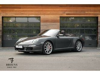 porsche 911 cabrio - 3.8 carrera 4s 355pk | schiefer/cocoa|bose|chrono|sportuitl