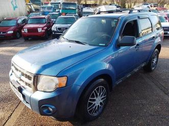 left hand drive, ford escape, 2010, petrol, 4x4, automatic, air-con, uk reg