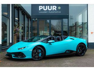 lamborghini huracán evo spyder 5.2 v10 evo spyder novitec - tiffany blu gauco