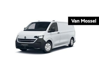volkswagen transporter l1h1 64 kwh 136pk | airco | navigatie | trekhaak | cruise control | multifunctioneel stuurwiel | app-connect |