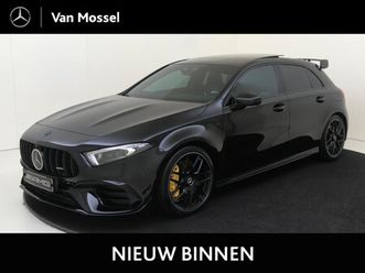 mercedes-benz a-klasse amg 45 s 4matic+ / panaromadak / stoelverwarming / stoelventilatie / 360graden-camera / headup-display /