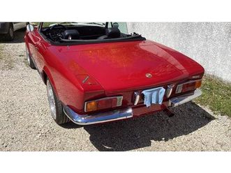 1978 fiat 124 spider rouge manuel, 5 vitesses conduite à...