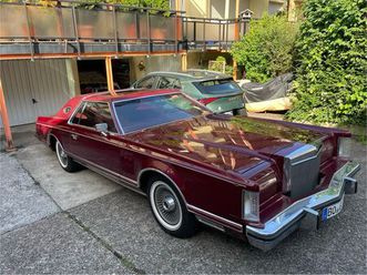 lincoln continental mark v, 1978, v8, oldtimer, rot