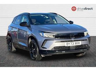 vauxhall grandland 1.2 turbo gs suv 5dr petrol auto euro 6 (start/stop) (130 ps)