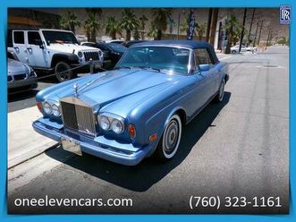 1989 rolls-royce corniche convertible xlnt condition for only