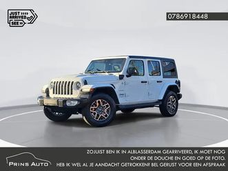 jeep wrangler unlimited 4xe 380 sahara |stuur+stoelverw.|camera v+a|alpine audio| 4160