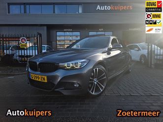 bmw 3-serie gran turismo 320i high executive edition | met o.a. lederen bekleding, panoramadak, achteruitrijcamera en cruise!