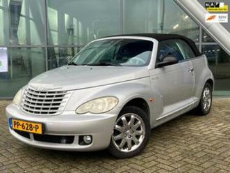 chrysler pt cruiser cabrio 2.4i limited cabrio, leder, cruis — chrysler — marktplaats