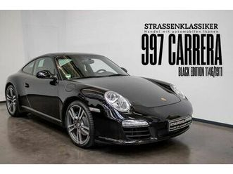 porsche 997 carrera coupé black edition