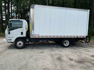 2019 isuzu npr hd 16ft box truck with lift gate!! one owner!!