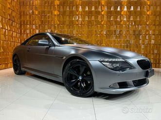bmw 635d cabrio auto iva esposta (grigio opaco)