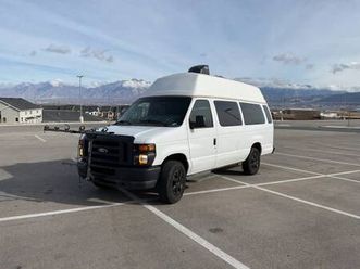 2010 ford econoline e-350 xlt flex fuel lift van + extras