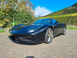 ferrari 488 spider, racingsitze, frontlift, schwarz