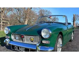 1967 mg midget vert manuel, 4 vitesses conduite à droite...