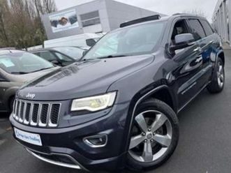 ② jeep grand cherokee overland 3.0 v6 190ch 1ère main bva gar — jeep — 2ememain