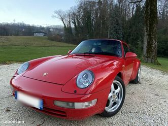 vends porsche 993 c2 rouge indien