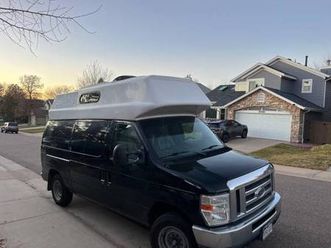 2014 ford e-150 high-top camper / work van - 123k miles